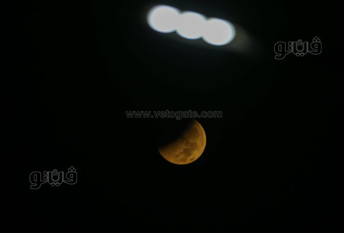  خسوف قمري أحمر يزين سماء مصر (1)
