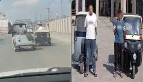 «استعراضات» بالتوك توك تنتهي بالضبط.. الأمن يكشف ملابسات فيديو القيادة برعونة في الغربية