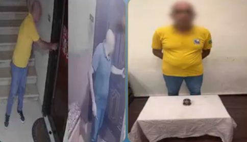 «مقبض الباب» يقود لسارق الشقق في الإسكندرية.. فيديوهات المراقبة تكشف المتهم