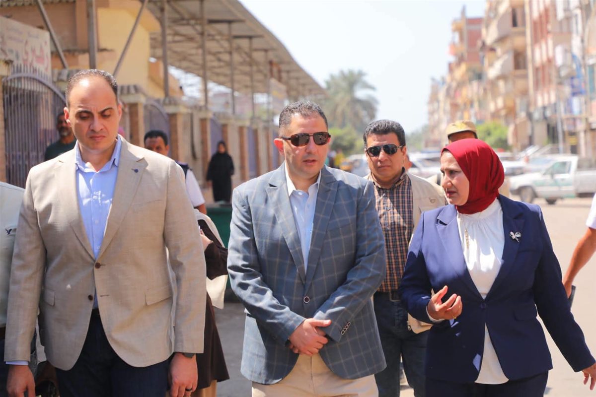 جولة ميدانية لمحافظ دمياط بمركز فارسكور