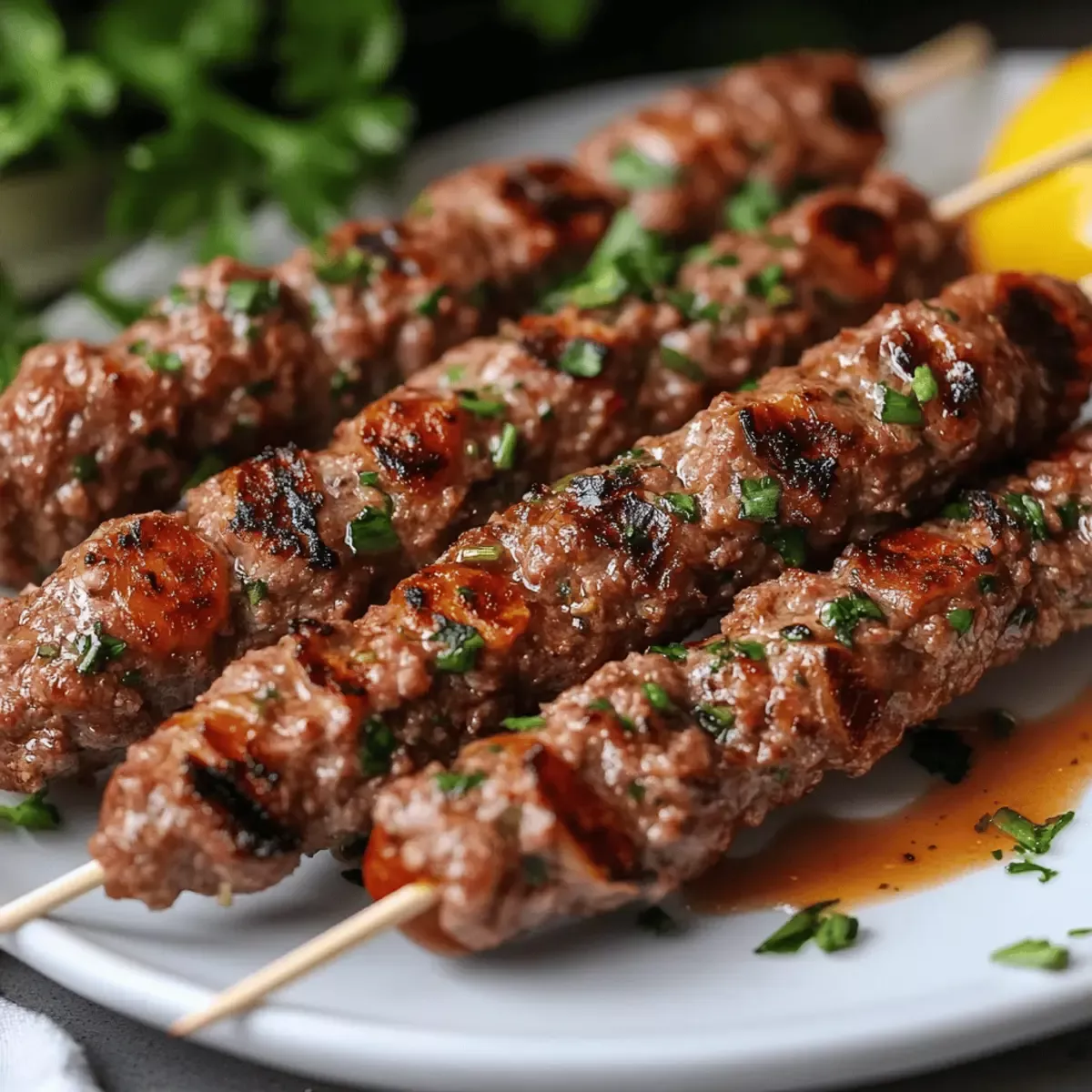 الكفتة المشوية في البيت