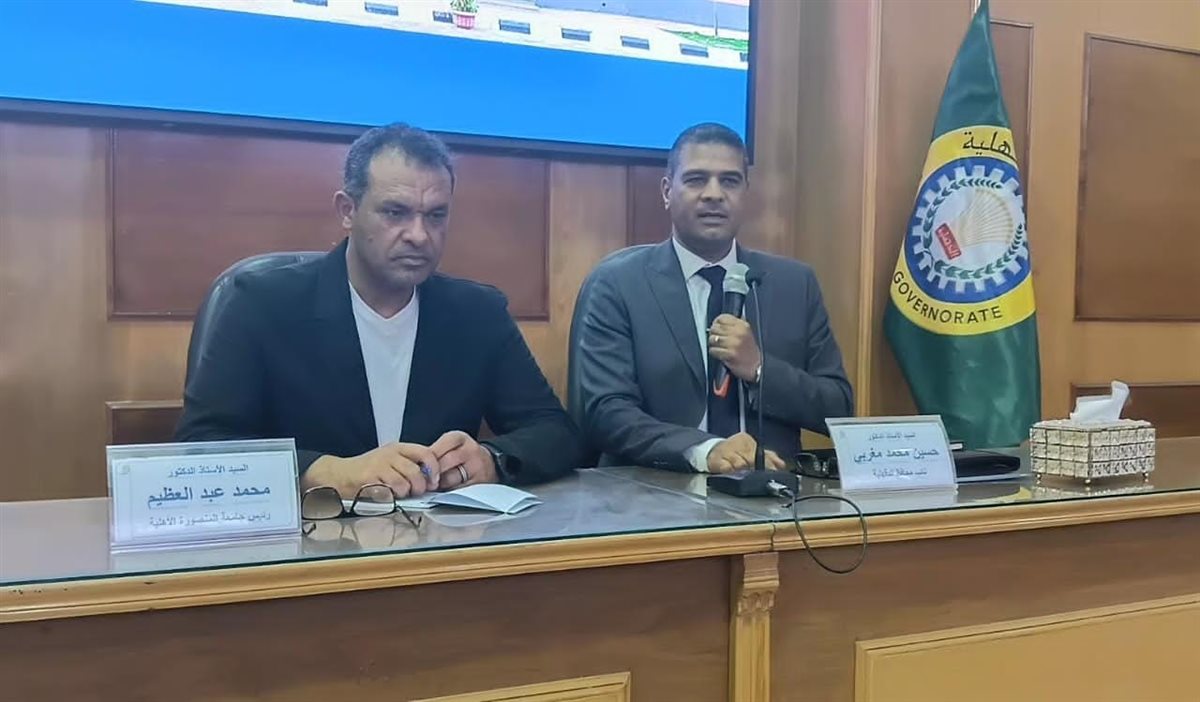 نائب محافظ الدقهلية ورئيس جامعة المنصورة الأهلية يلتقيان مستثمري جمصة
