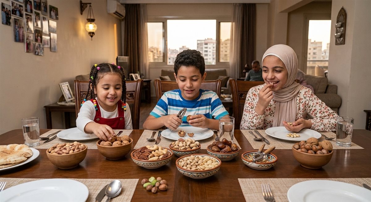قدمي لأطفالك المكسرات