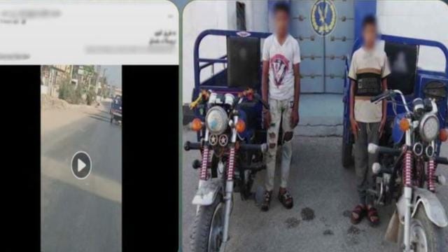قائدا تروسيكل قاما بأداء حركات استعراضية عرضت حياتهما وحياة المواطنين للخطر، فيتو