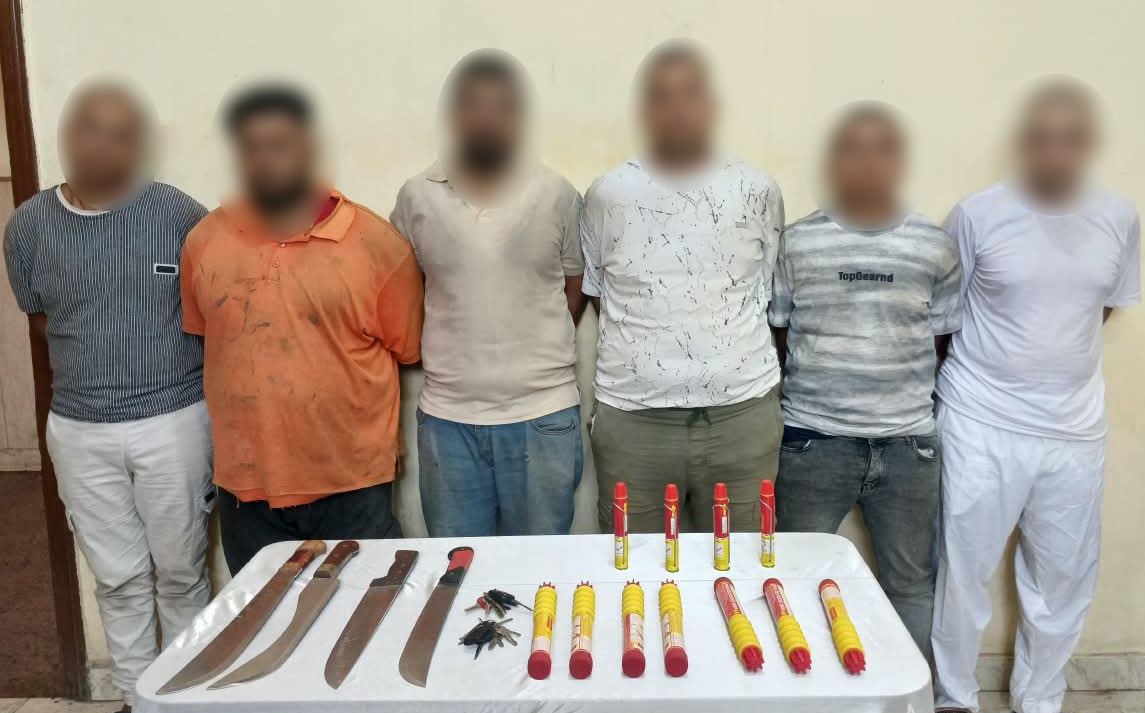 خلافات الجيرة تتحول إلى مشاجرة بالأسلحة.. ضبط 6 متهمين بعد واقعة مقهى السويس