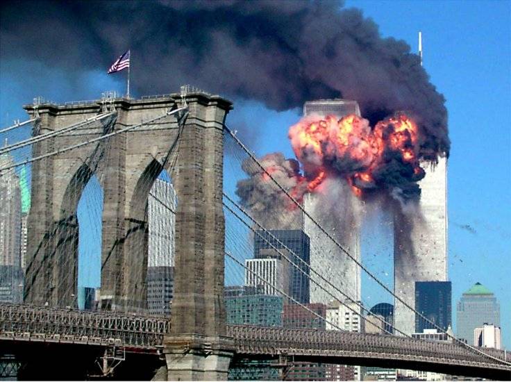 مشهد من هجمات 11 سبتمبر 2001