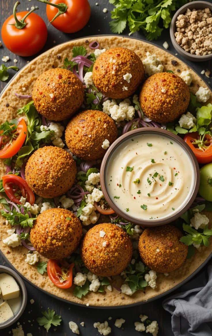 طريقة تقديم الطعمية
