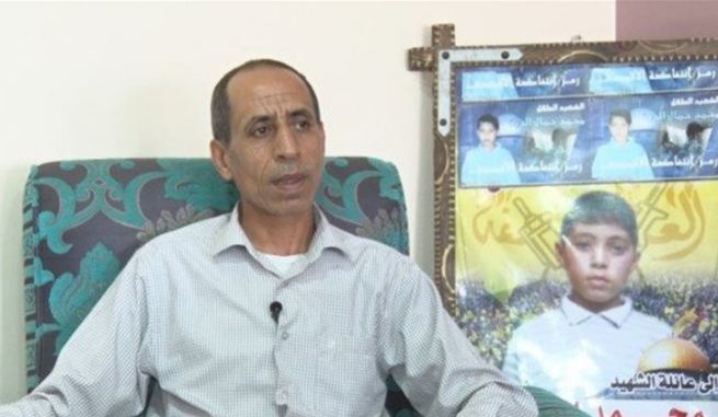 والد الشهيد محمد الدرة، فيتو