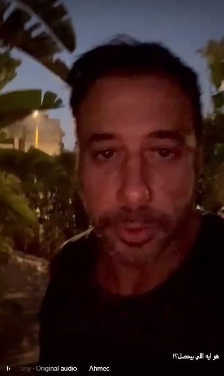 جانب من فيديو أحمد السعدني الغامض