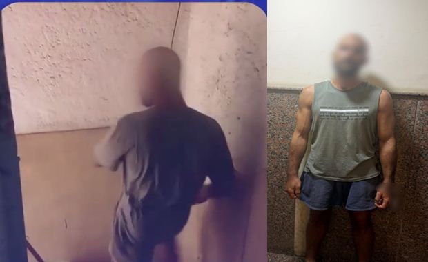 ضبط شخص لإتلافه مصعد عقار والتعدي على سكانه بالعجوزة