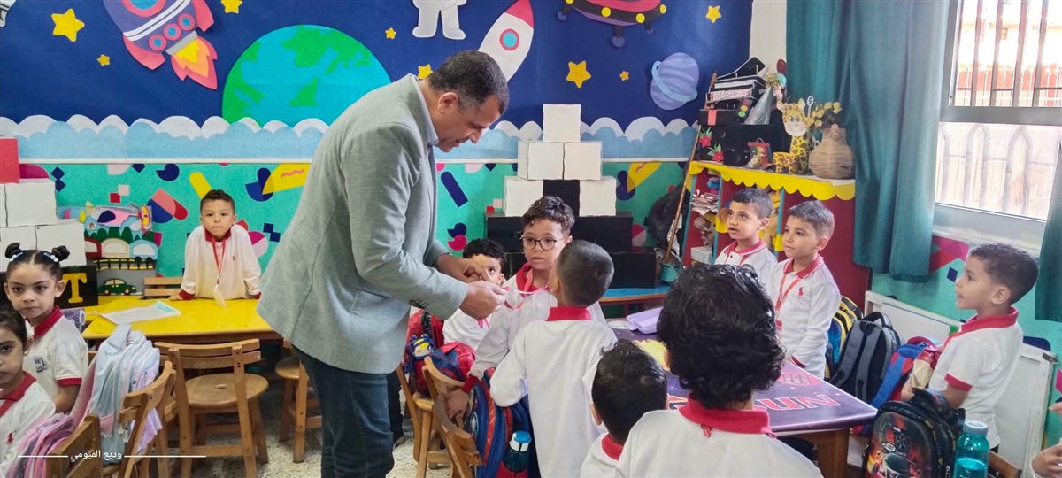انطلاق الجولة من مدرسة عزبة البرج للغات