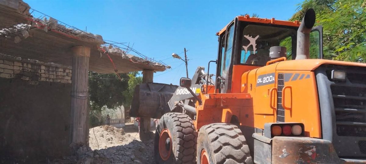 جانب من تنفيذ الإزالات،فيتو