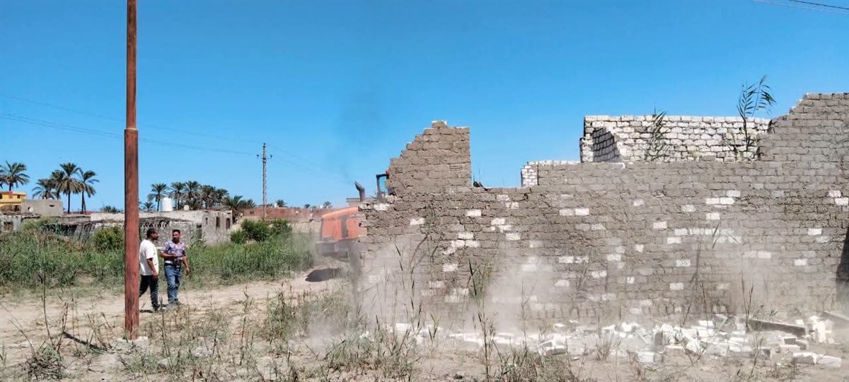 جانب من تنفيذ الإزالات،فيتو