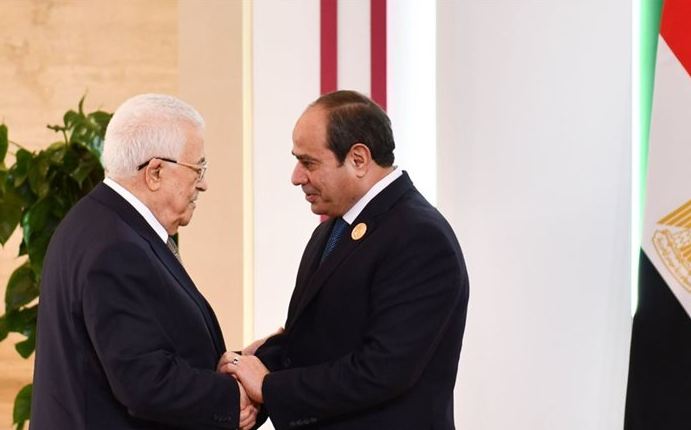السيسي وأبو مازن، فيتو