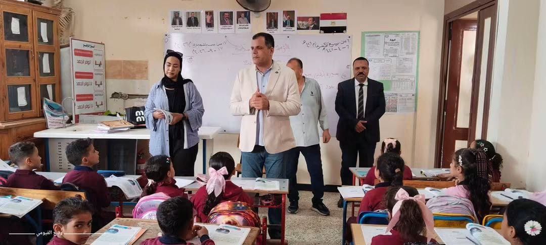 وكيل تعليم دمياط في جولة ميدانية تفقدية لمدارس كفر البطيخ