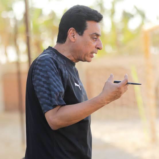أحمد عبدالرازق المدير الفني لمنتخب الكرة الشاطئية، فيتو