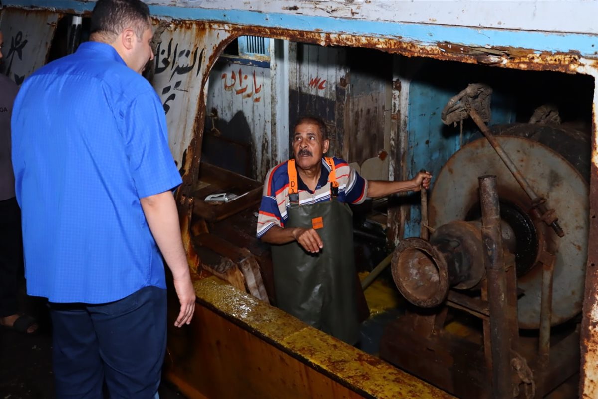 جولة محافظ دمياط بمدينة عزبة البرج