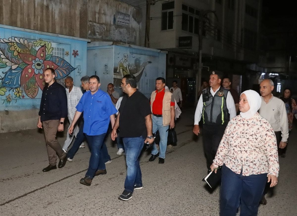 جولة محافظ دمياط بمدينة عزبة البرج
