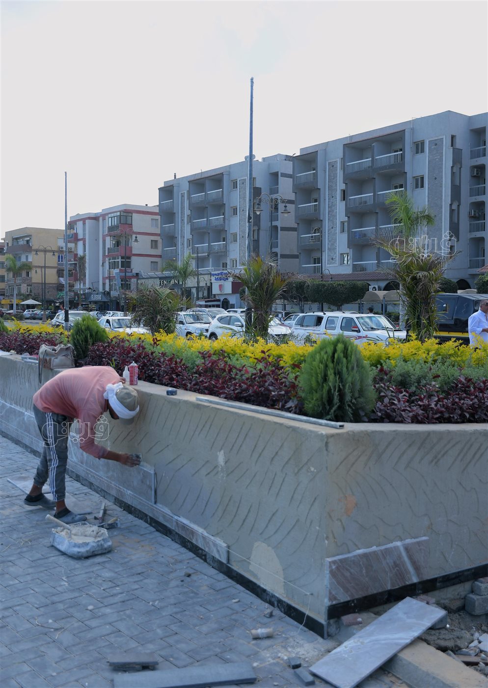 محافظ بورسعيد يتابع مشروع تطوير الكورنيش