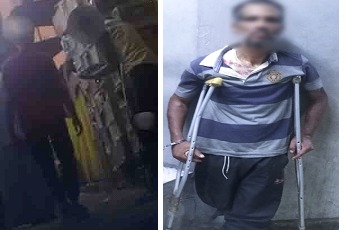 لم تمنعه إعاقته من مواصلة نشاطه.. فيديو متداول يكشف تاجر مخدرات في الجيزة