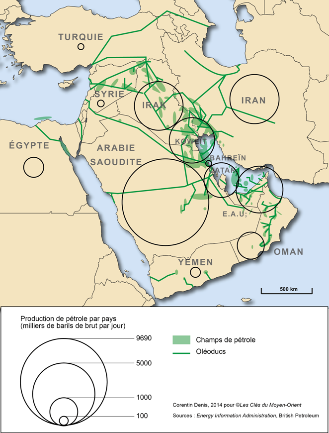 النفط فى الشرق الأوسط&nbsp;