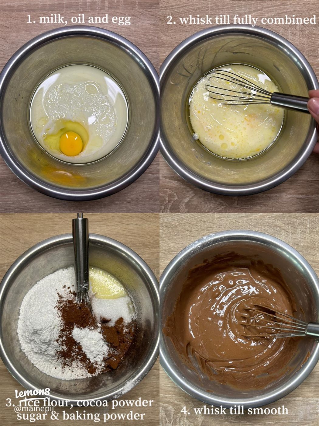 خطوات عمل كيك موتشي