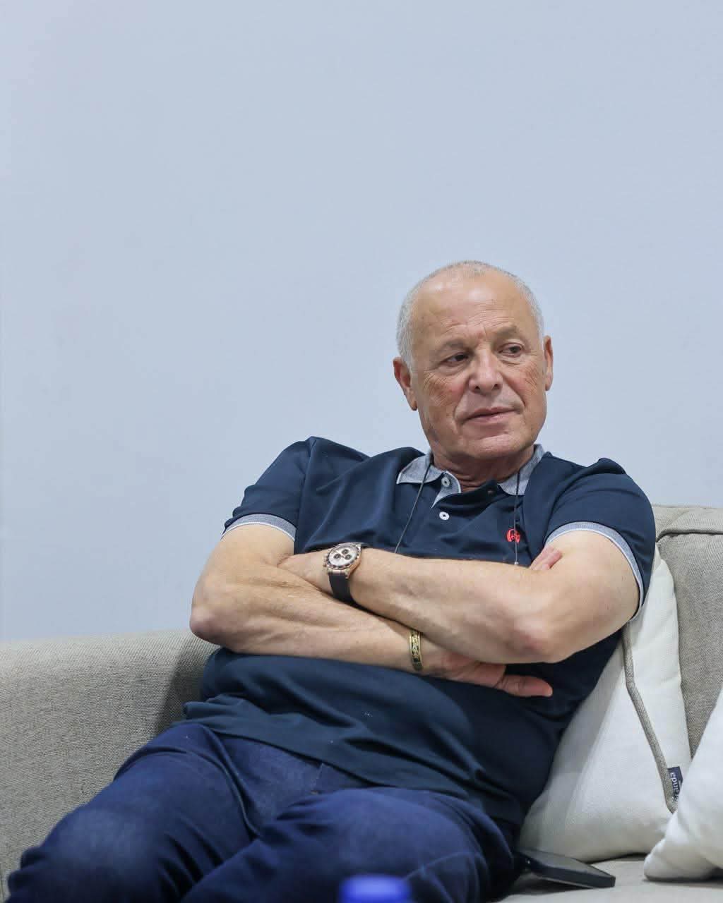 المهندس هاني أبوريدة، رئيس الاتحاد المصري لكرة القدم، فيتو