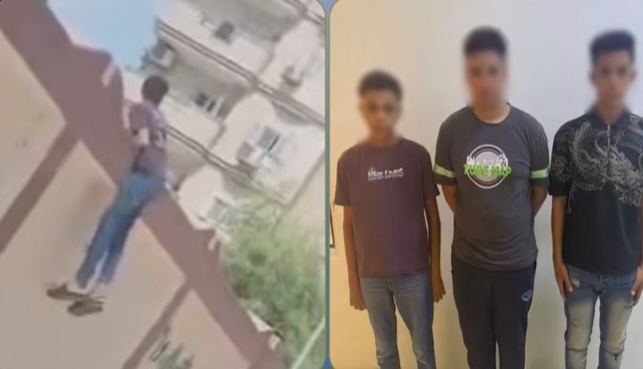 ضبط 3 طلاب بعد تعلق أحدهم بسور مدرسة بنات بالسويس ومضايقة الطالبات