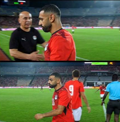 خروج محمد صلاح من الملعب