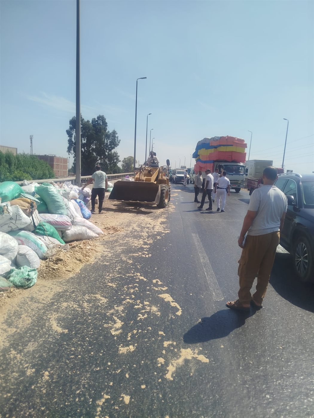 حادث بالطريق الزراعي بالقليوبية، فيتو