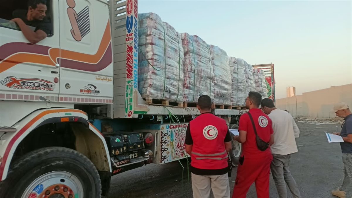 3,009 أطنان من المساعدات الإنسانية إلى قطاع غزة، فيتو