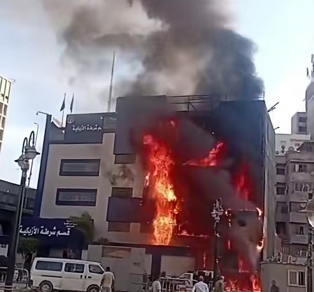 حريق قسم الأزبكية&nbsp;