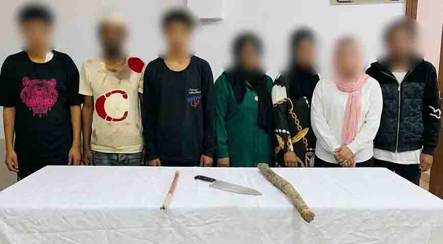 بسبب معاكسة سيدة، ضبط 7 أشخاص في واقعة فيديو متداول لمشاجرة بأكتوبر