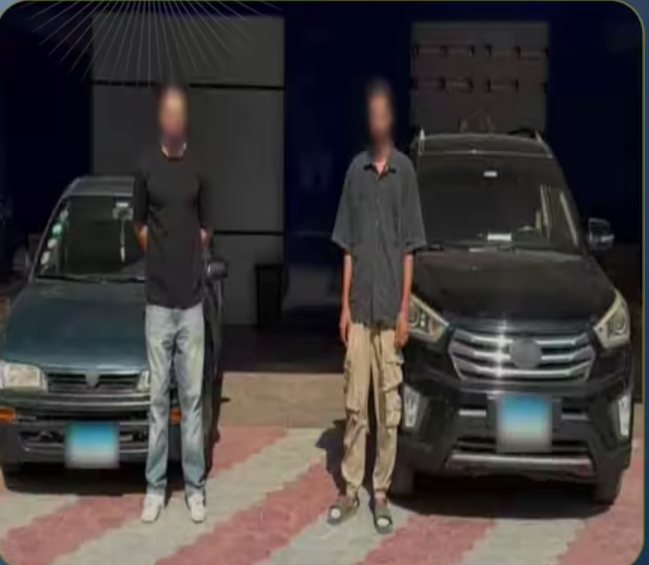 استعراضات خطرة أمام محطة قطار، الأمن يضبط قائدي سيارتين بعد تداول فيديو بالمنوفية