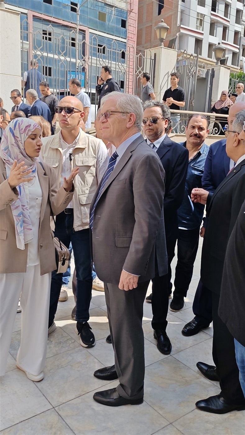 أسر فيها ملك فرنسا، محافظ الدقهلية والسفير الأمريكي يتفقدان دار ابن لقمان بالمنصورة
