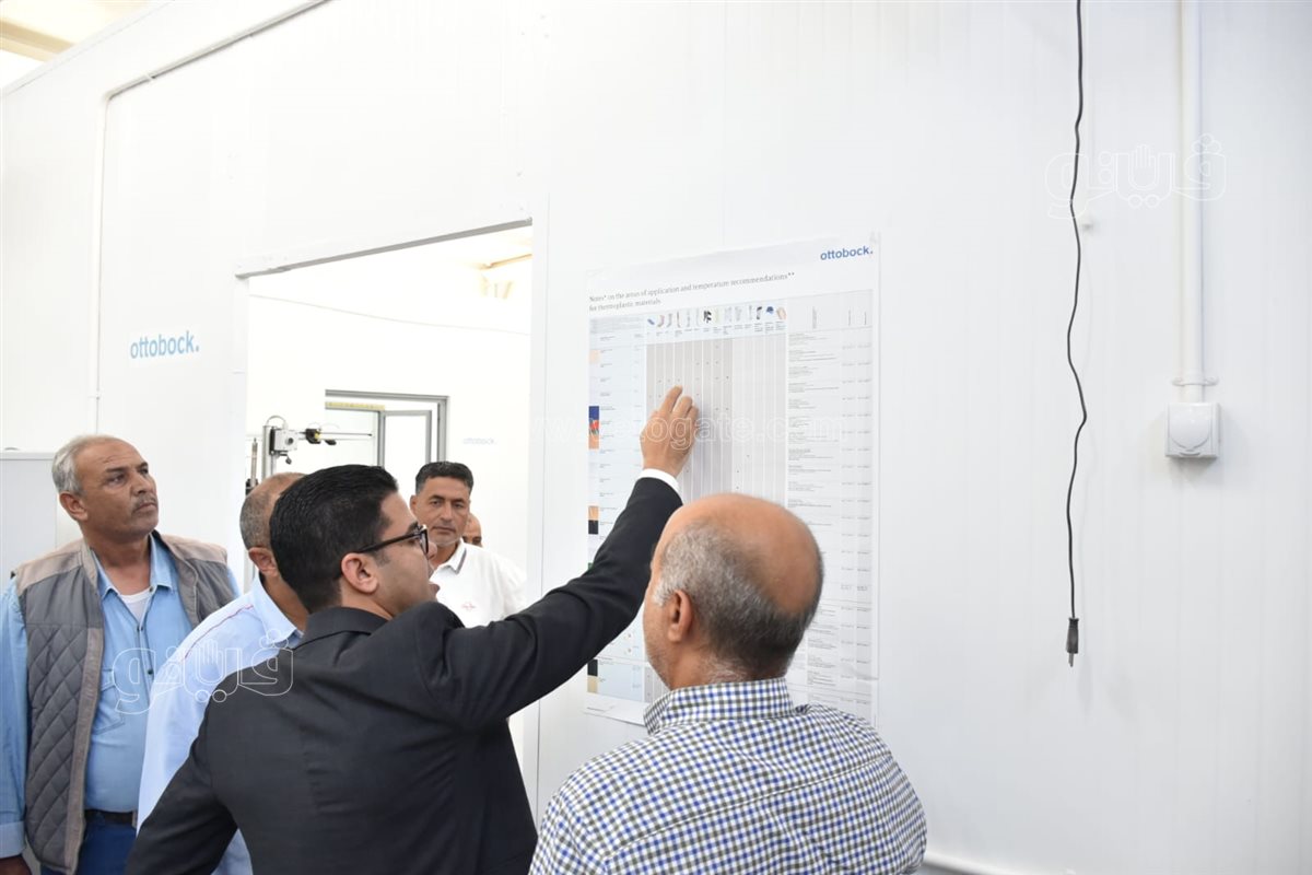 نائب محافظ مطروح يتفقد مركز الأطراف الصناعية ووحدة تصنيع الصوف