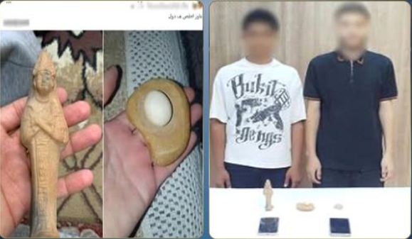 طالب يدير صفحة لبيع القطع الأثرية ويستدرج راغبي الشراء بكرداسة