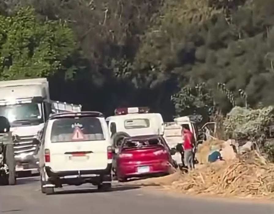 مصرع شابين من عائلة واحدة إثر انقلاب سيارة في بحر العباسي بالغربية