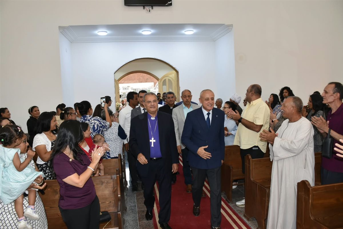 افتتاح الكنيسة الإنجيلية بطيبة في الأقصر