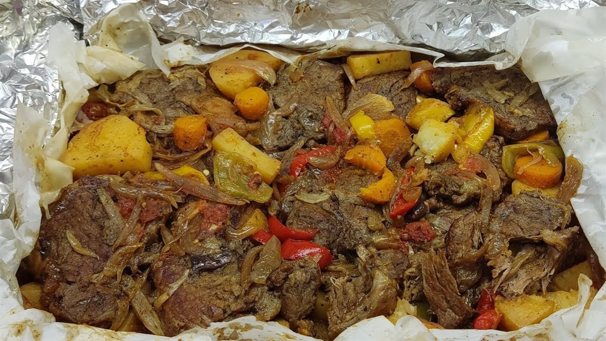 طريقة عمل وش ورقة اللحمة