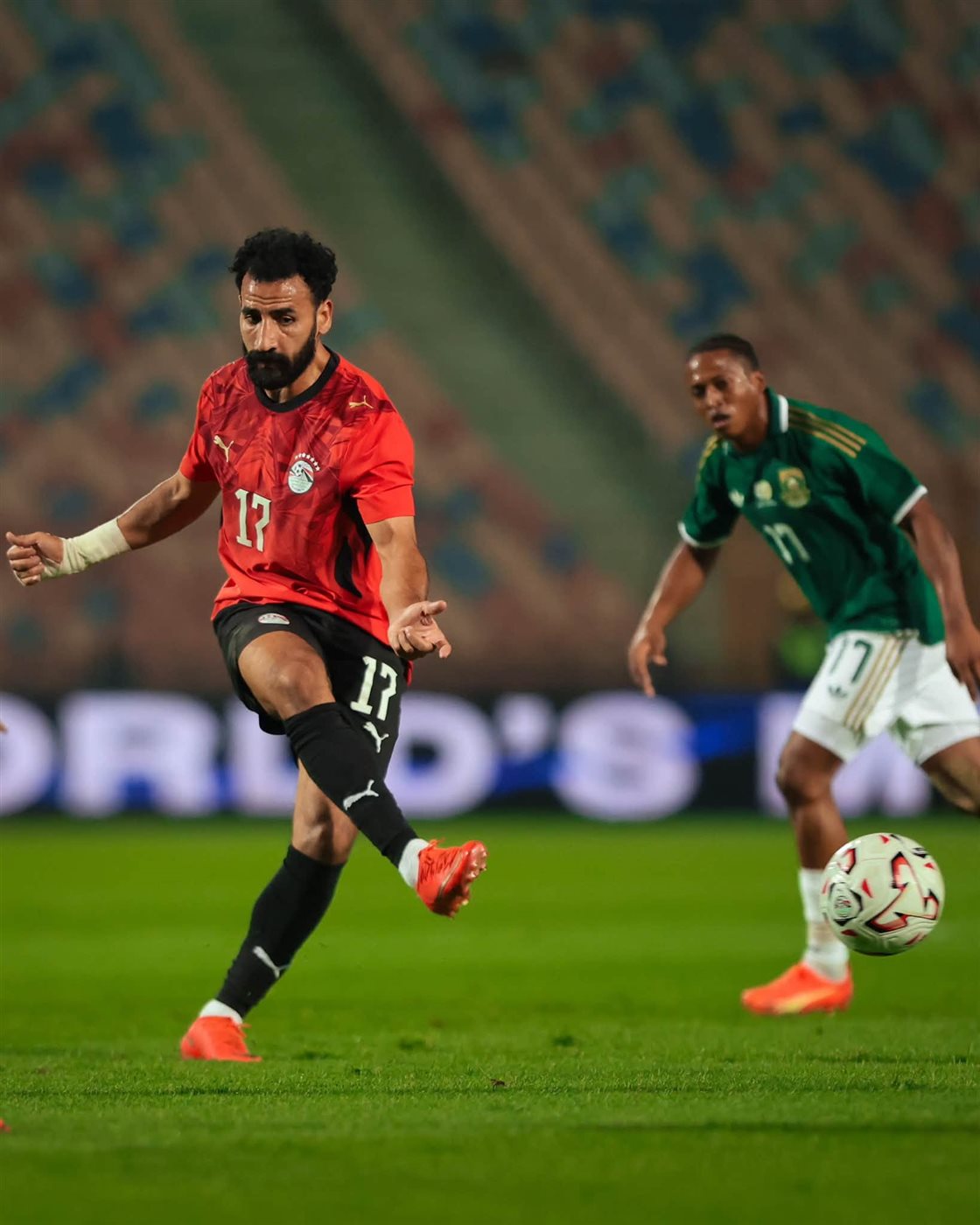 منتخب مصر يخسر أمام جنوب إفريقيا بهدف نظيف وديا (صور)
