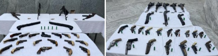 ضبط 1.5 طن مخدرات وأسلحة بـ 152 مليون جنيه