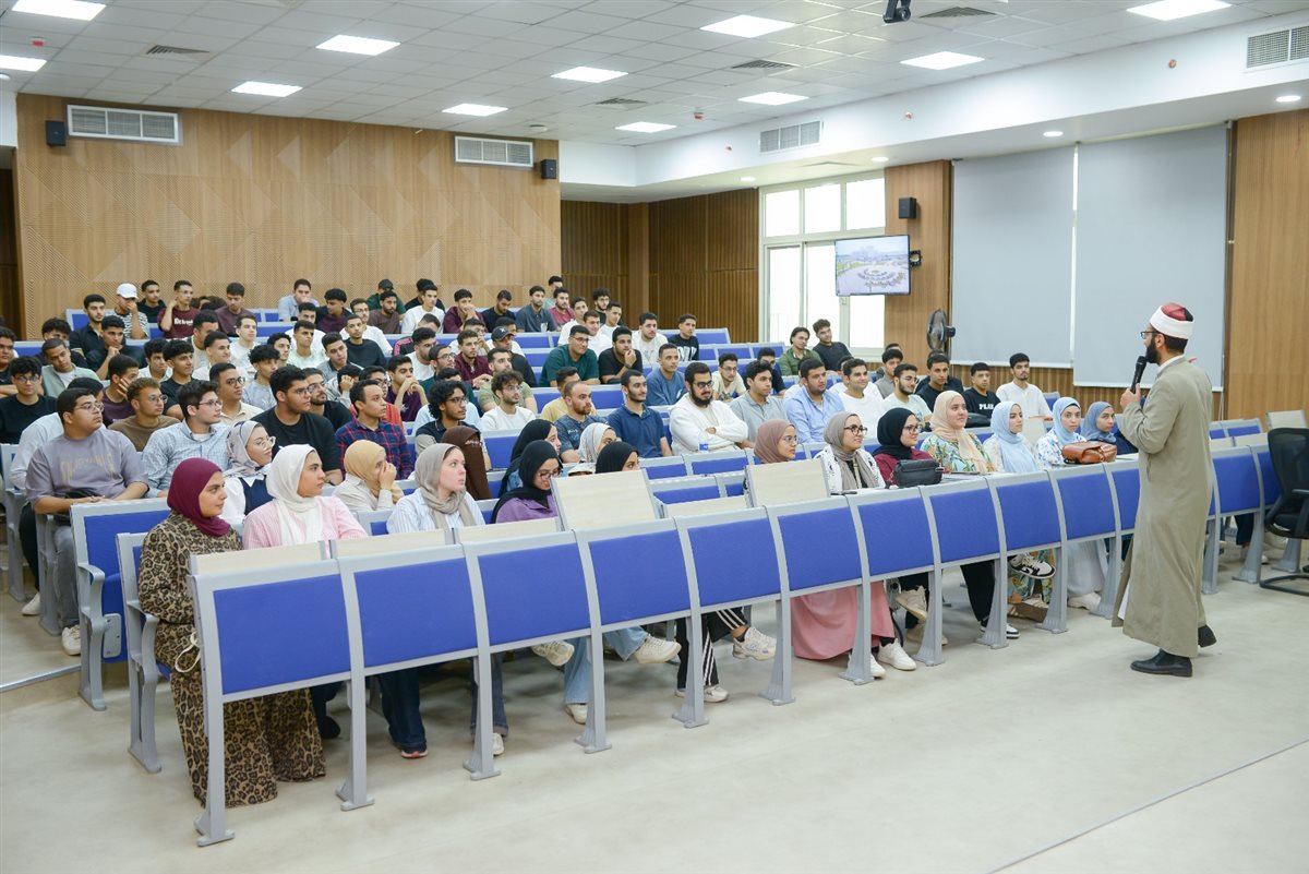 جامعة المنصورة الأهلية تنظم محاضرة لتعزيز الثقة بالنفس لدى الطلاب عن نصر أكتوبر