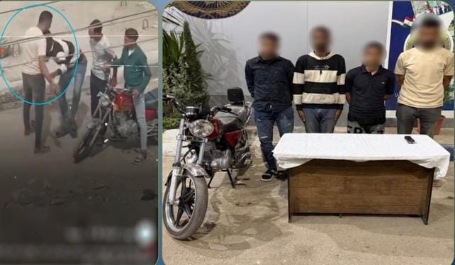 3 أشخاص يعتدون على عامل بالشرقية ويجبروه على استقلال دراجة نارية