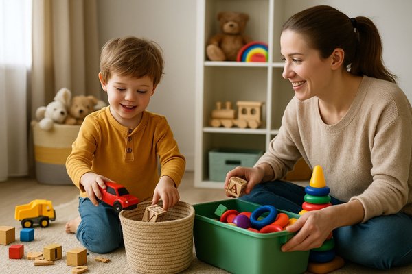 عودي الطفل على إعادة ألعابه