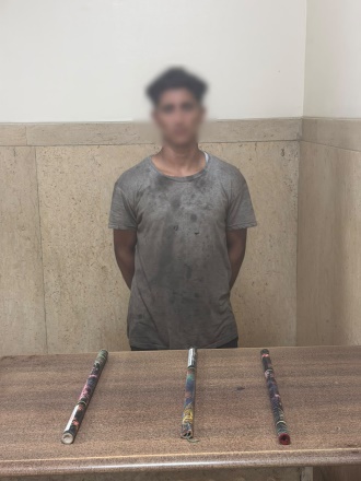 2000 قطعة وموبايلات تكشف نشاطهما عبر السوشيال ميديا، سقوط تاجري الألعاب النارية بالجيزة