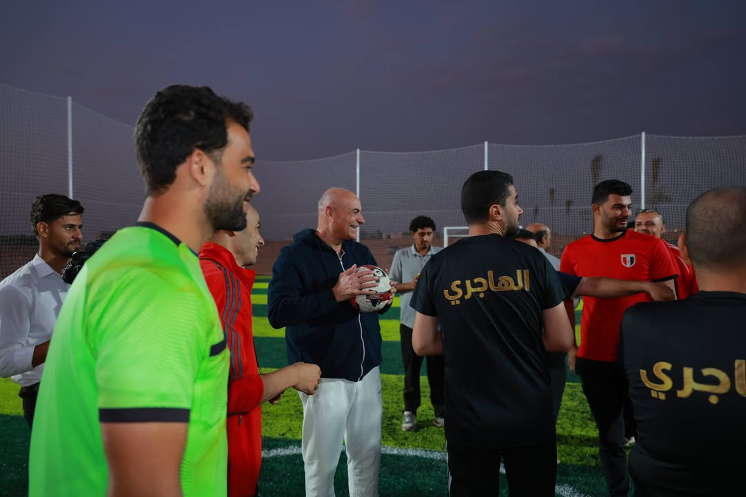 افتتاح أول ملعب خماسي بمجمع الكليات بجامعة مدينة السادات (صور)