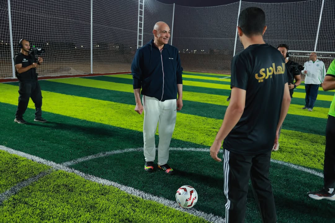 افتتاح أول ملعب خماسي بمجمع الكليات بجامعة مدينة السادات (صور)