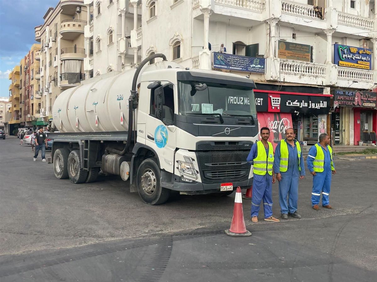 مياه البحر الأحمر ترفع درجة الاستعداد لمواجهة الأمطار، جاهزية كاملة لفرق الطوارئ