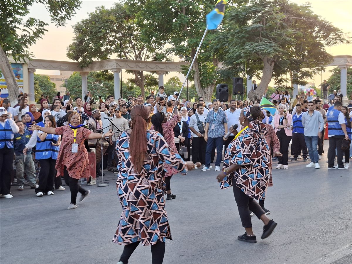 جانب من فاعليات ديفلية مهرجان الإسماعيلية للفنون الشعبية